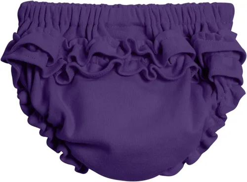 Miniatura 17 de City Threads Ruffle Diaper Cover for Baby Girls Soft Cotton, Made in USA Baby Girl Bloomers, Wear Over Disposable and Cloth