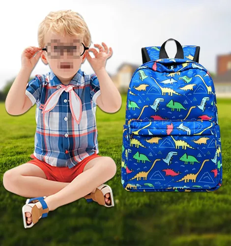Miniatura 8 de CAMTOP - Conjunto de mochila y lonchera con estampados divertidos para niños de preescolar y primaria 6155
