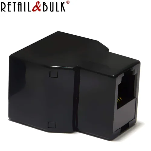 Miniatura 7 de Divisor de conector de teléfono para teléfono fijo RJ11 6P4C adaptador de 2 vías (1 divisor + cable de 2.5 pulgadas)