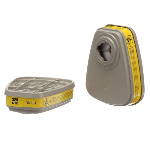 Miniatura 2 de 3M Cartucho de gas ácido/vapor orgánico, protección respiratoria (paquete de 2) 6003/ 07047 AAD