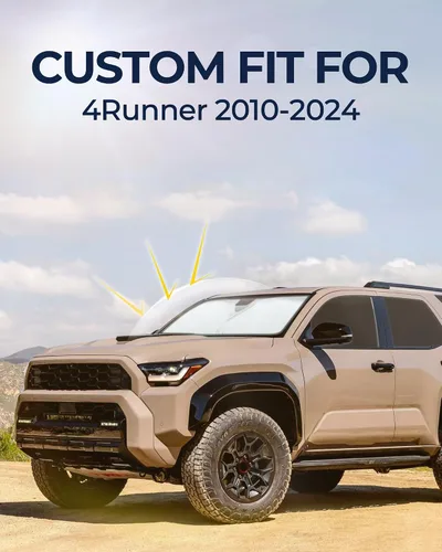 Miniatura 3 de para Toyota 4Runner 2010-2024, juego de 8 protectores solares para ventanas de coche, privacidad para parabrisas delantero, laterales y traseros