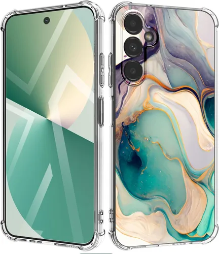 Miniatura 8 de para Samsung Galaxy a15 5G [Funda de Mármol Delgada]+[Anti-Caída Protectora] Fundas de Teléfono de TPU Suave y Elegantes para Mujeres de 6.5 Pulgadas