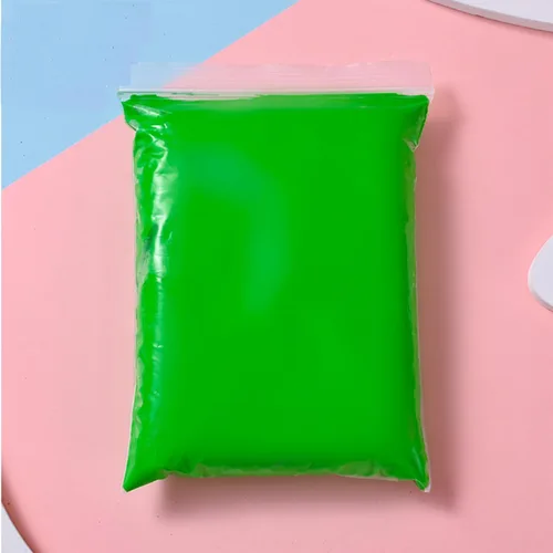 Arcilla de espuma de 3.53 onzas, arcilla para modelar, arcilla ultraligera de secado al aire verde, no tóxica, antiadherente, regalo ideal para