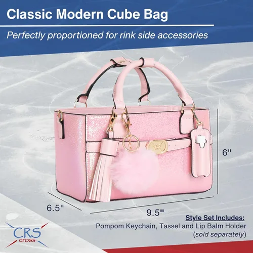 Miniatura 113 de CRS Cross Rink Side Tote. Ice Skating Accessory Bag-Figure Skating, Roller, Inline Skaters, Dance, Cheer.Organizes Guards Water Bottle Phone