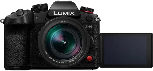 Miniatura 4 de Panasonic Cámara Lumix GH6 sin espejo con lente de 0.472-2.362 in f/2.8-4 (DC-GH6LK) + tarjeta SD resistente Sony de 64 GB + kit de filtro + lente