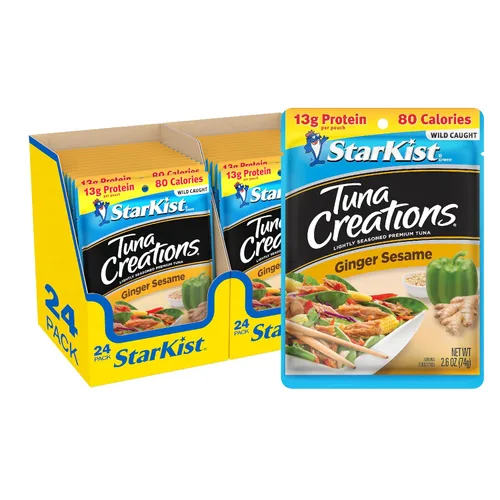 Miniatura 13 de StarKist Tuna Creations Ginger Sesame - Sabor de jengibre y sésamo para atún