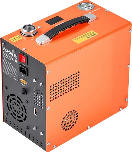 Miniatura 11 de VEVOR Compresor de aire PCP, compresor de pistola de aire PCP portátil de 4500 PSI/30 Mpa, sistema de refrigeración de agua y ventilador integrado