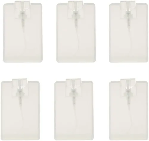 Miniatura 4 de Botella de spray de niebla fina similar a una tarjeta de 0.7 fl oz, pulverizador hidratante portátil de viaje de plástico para perfumes, aerosoles