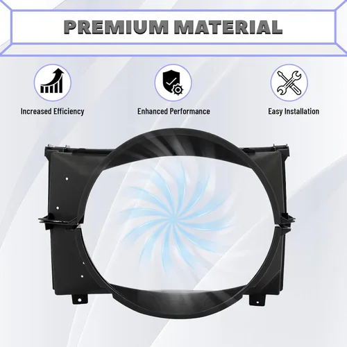 Miniatura 4 de HECASA Cubierta de Ventilador Compatible con Chevy Chevrolet GMC Sierra C/K Series 1500 2500 3500 de 1988-1999 Repuesto para 15739589 GM3110116