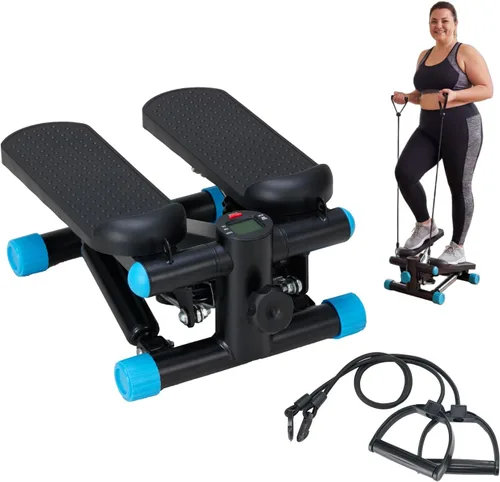 NEWBULIG Mini paso a paso para ejercicio en casa, máquina de escalones para gimnasio en casa, portátil, para entrenamiento de cuerpo completo,
