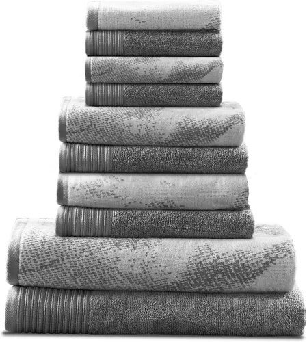 Miniatura 20 de SUPERIOR Juego de 6 toallas de algodón surtido de 6 piezas, incluye 2 toallas de baño, 2 manos, 2 toallas faciales, suaves, absorbentes, accesorios