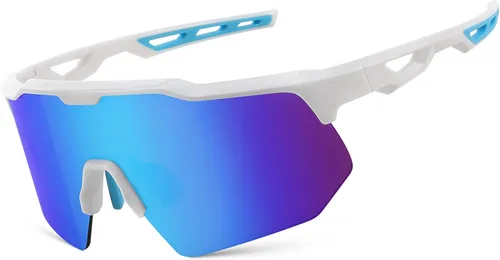 FEISEDY Gafas de sol deportivas de ciclismo para hombres y mujeres, con protección UV400, para béisbol, pesca, golf, B0069