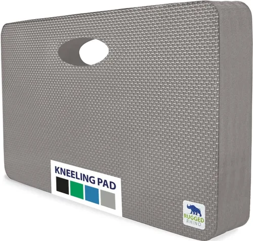 Miniatura 13 de RUGGED RHINO Rodilleras gruesas absorbentes de golpes, soporta hasta 300 libras, protege las rodillas de superficies de hormigón duro, para Negro