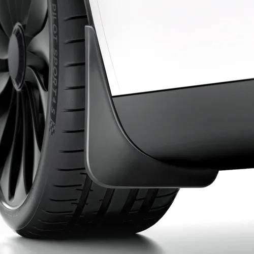 REEVAA - Juego de 4 guardabarros para Tesla Model Y 2019-2025, protege la pintura, no requiere perforación, para todo tipo de clima, negro