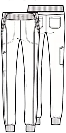 Miniatura 4 de Cherokee Infinity - Pantalón de pierna recta para corredores, quirúrgicos