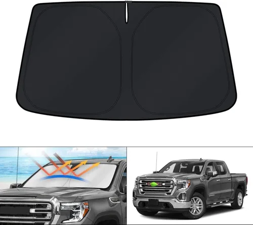 Miniatura 194 de KUST - Parasol plegable para parabrisas para Ford Ranger, accesorios 2019-2025 2026, parasol personalizado para ventana, protector solar plegable