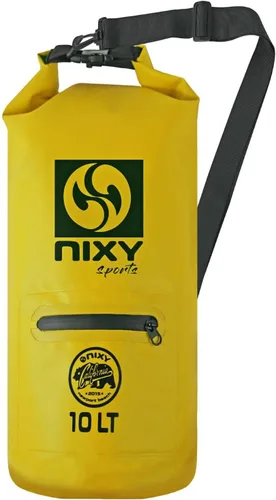 Miniatura 8 de NIXY Bolsa seca impermeable de 10 L con parte superior enrollable, ligera y duradera para paddleboard, kayak, senderismo, camping, canotaje, playa