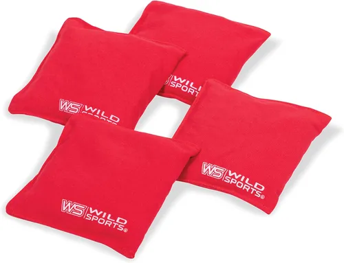 Miniatura 7 de Wild Sports Regulation Size Cornhole Bags - Set of 4 Premium Bean Bag Toss Bags - 16oz Official