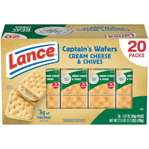 Miniatura 28 de Lance Galletas tipo sándwich, hechas con galletas integrales, mantequilla de maní, 10 paquetes individuales