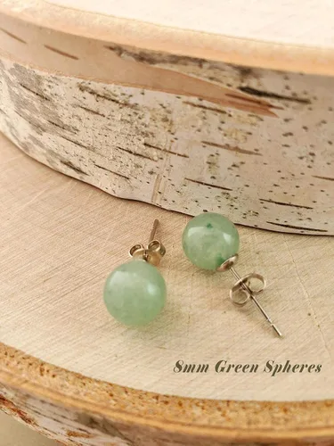 Miniatura 38 de Aretes de jade para mujer, hipoalergénicos, hechos a mano, joyería de jade verde real para mujeres y hombres, regalo para aniversario, graduación