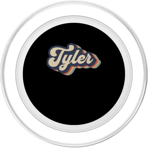 Miniatura 2 de Mens Retro Vintage Tyler Name Personalized PopSockets MagSafe PopGrip for iPhone