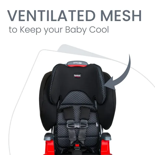 Miniatura 5 de Britax Grow with You ClickTight Asiento de Auto Arnés-2-Elevador, Cool Flow Gray Cool Flow Gris