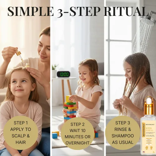 Miniatura 4 de REVATOLOGY - Producto para el crecimiento del cabello para niños y bebés, aceite de alta potencia para el cuero cabelludo y el cabello