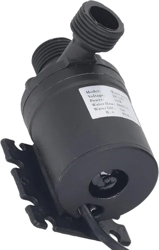 Miniatura 7 de FTVOGUE Bomba sumergible 5M Lift 200GPH Silenciosa Potente Eficiente para Fuente Hidropónica Estanque Acuario ABS DC12V 0.787 in Salida de entrada