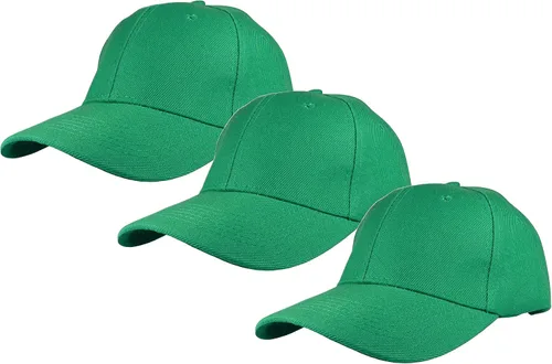 Miniatura 54 de Gelante - Gorra lisa de béisbol ajustable con correa trasera (3 unidades)