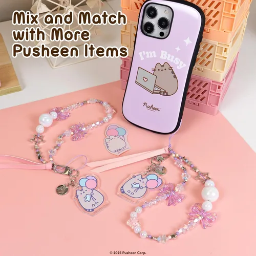 Miniatura 9 de Pusheen - Funda compatible con AirPods Pro [Pusheen & Stormy] + dije de teléfono Pusheen [15 aniversario]