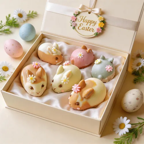 Miniatura 3 de MEMOVAN Molde de silicona 3D de conejo de Pascua con 6 cavidades, molde de silicona para conejo, conejo de Pascua, molde de chocolate para hornear
