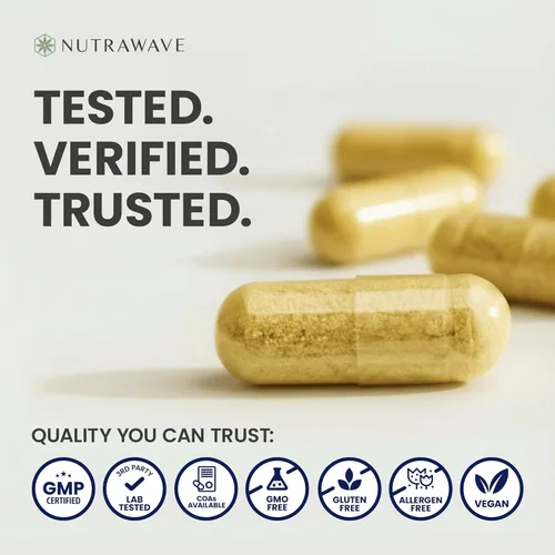 Miniatura 9 de Nutra Wave Super B Complex Vitaminas para mujeres y hombres, alta potencia B1 B2 B3 B5 B6 B7 B9 B12 con colina y mio-inositol, energía y apoyo