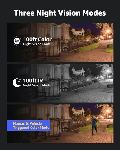 Miniatura 4 de ANNKE Cámara IP PoE de 12MP para exteriores, cámara de seguridad con doble luz inteligente para vigilancia doméstica, detección de seres