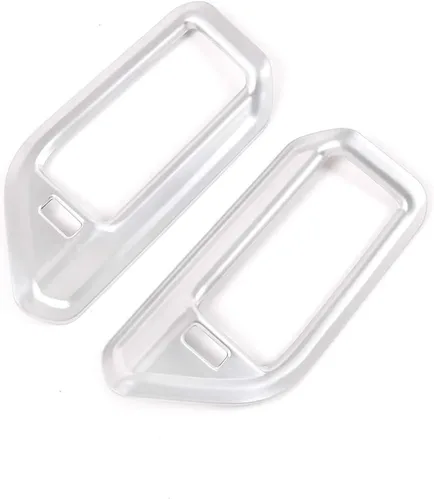 Miniatura 4 de 2 unids ABS coche interior B pilar aire ventilación marco cubierta ajuste adhesivo para BMW X5 G05 X7 G07 2019 Auto Accesorios (cromo)