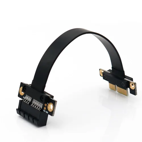 Miniatura 2 de HLT PCI-e PCI Express 36PIN 1X Cable de extensión con conector chapado en oro