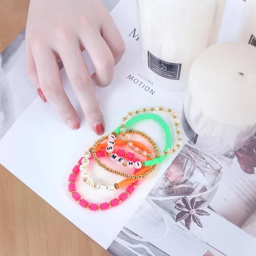 Miniatura 6 de QUNAN 5 Pcs Bracelet Singer Inspired Friendship Bracelet Set