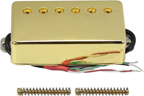 Miniatura 11 de FLEOR Juego de pastillas de guitarra Humbucker cerámica para cuello + puente de guitarra negra compatible con guitarra eléctrica estilo LP Juego