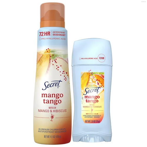 Miniatura 14 de Secret Desodorante en aerosol antitranspirante para mujer, No Podría Ser Más Encantador, 3X Protección contra el sudor, 72 horas de protección