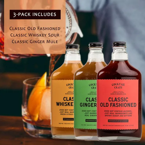 Miniatura 8 de Cocktail Crate Paquete variado de mezcladores de bebidas premium Mezcladores de cóctel artesanales galardonados para verdaderos conocedores