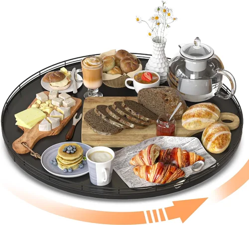 Miniatura 46 de Bandeja de baño de madera de roble de 12 pulgadas para mostrador, bandeja de tocador para perfume, loción, velas, maquillaje, joyería, fregadero