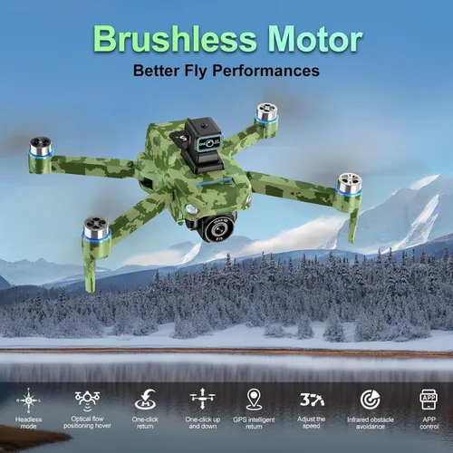 Miniatura 7 de Drone GPS 4K con cámara para adultos, control remoto 5G con pantalla de 5.9 pulgadas, menos de 8.78 oz, evita obstáculos, vuelo de 60 minutos, dron