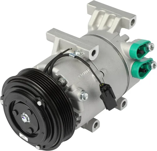 Miniatura 10 de Compresor de aire SCITOO para Audi A3 1.4L-2.0L, Q3-Q7, TT, TTS, Eos 2006-2018, 6SEU14C, Plata, Aleación de Aluminio, Polea de 10mm, Aceite PAG46