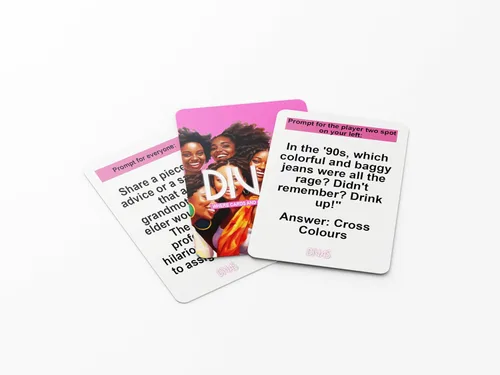 Miniatura 6 de Kinfolk Divas Night Out Brinda por la noche de tus niñas con un animado juego de cartas para beber, compartir sorbos, desafíos y diversión enérgica