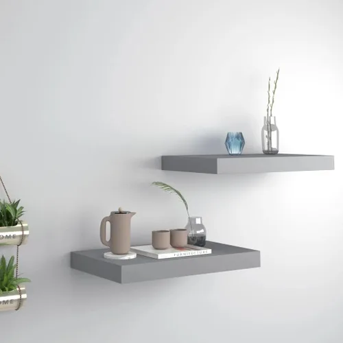 Miniatura 151 de Estantes flotantes de pared, juego de 4 estantes decorativos para montar en la pared, estante colgante con soportes invisibles para decoración