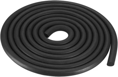 Miniatura 8 de uxcell Burlete de Sello de Goma de Espuma 6mm de Diámetro 3 Metros de Largo Negro