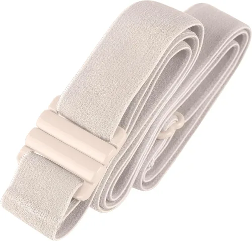 Miniatura 103 de Cinturón elástico ajustable – Cinturones para mujer, cinturón de cintura antideslizante, sin mostrar hebilla plana para mujer
