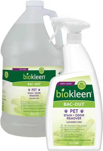 Miniatura 10 de Biokleen Bac-Out Removedor de Manchas para Mascotas - 2 Galones - Enzimático, Natural, Destruye Manchas y Olores de Forma Segura, para Manchas