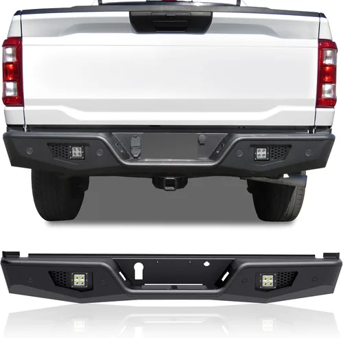 Miniatura 9 de IRONBISON Parachoques delantero Compatible con Ford F150 2021-2023 (Excl. F150 Lighting EV 2022-2023) Protección delantera para camioneta con 2