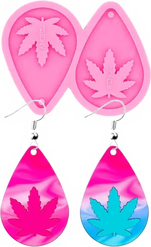 Miniatura 15 de Molde de resina en forma de lágrima para aretes, moldes de joyería de resina de silicona, moldes de fundición de resina epoxi para mujeres, aretes