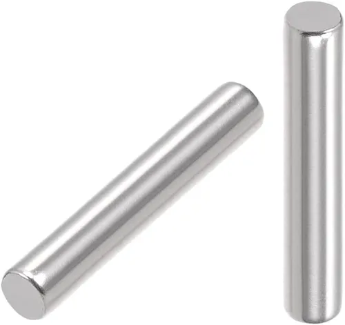 Miniatura 13 de uxcell 100 clavijas de acero inoxidable 304 de 0.059 in x 0.472 in, estantes de soporte, color plateado